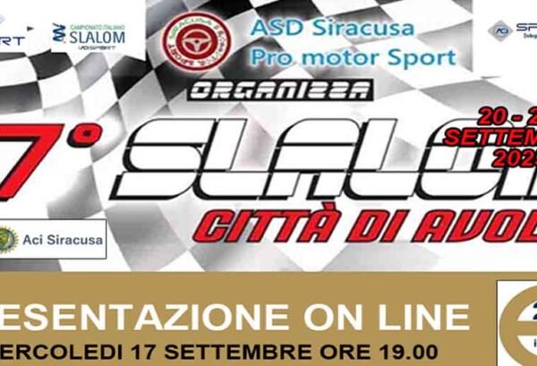 Il 17° Slalom di Avola si presenta