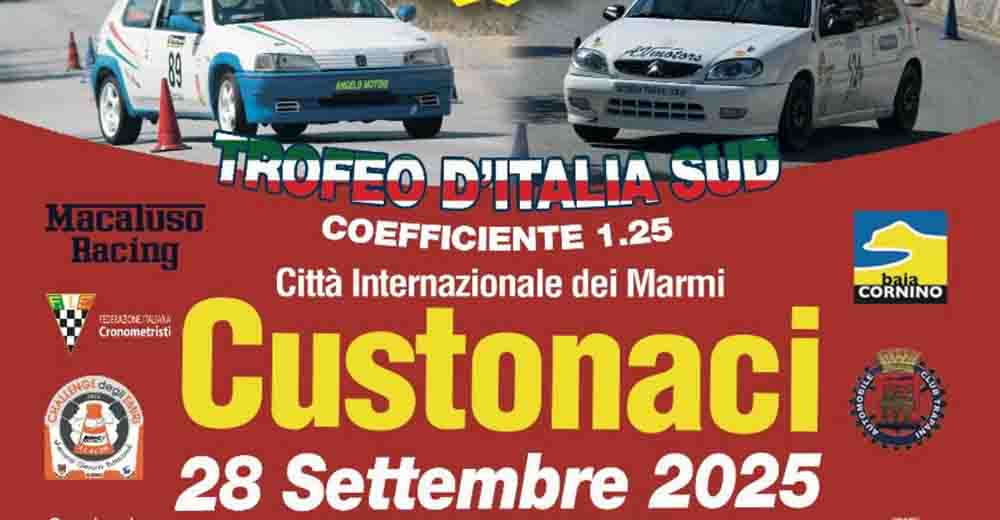 Motori accesi per il 22° Slalom Automobilistico "Città Internazionale dei Marmi - Custonaci"