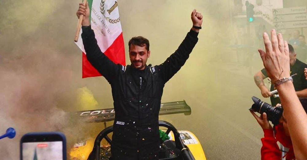 Emanuele Schillace campione italiano con la scuderia campobassana CMS Racing