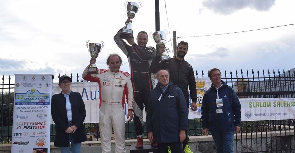 Salvatore Venanzio vince lo Slalom Salerno-Croce di Cava