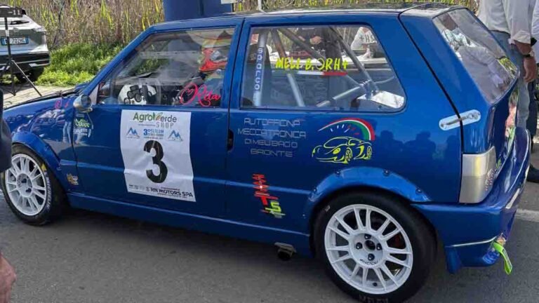 Biagio Meli su Fiat uno si aggiudica il 3° Slalom Città di Favara
